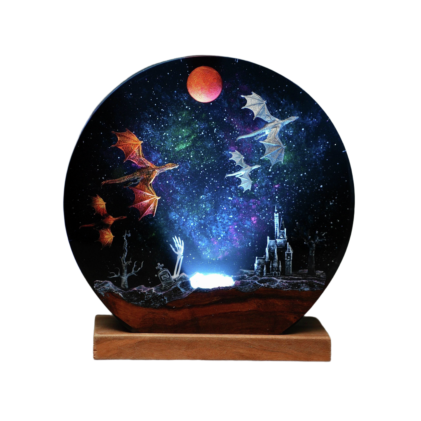 Green Celestial Epoxy Lamp – LY428