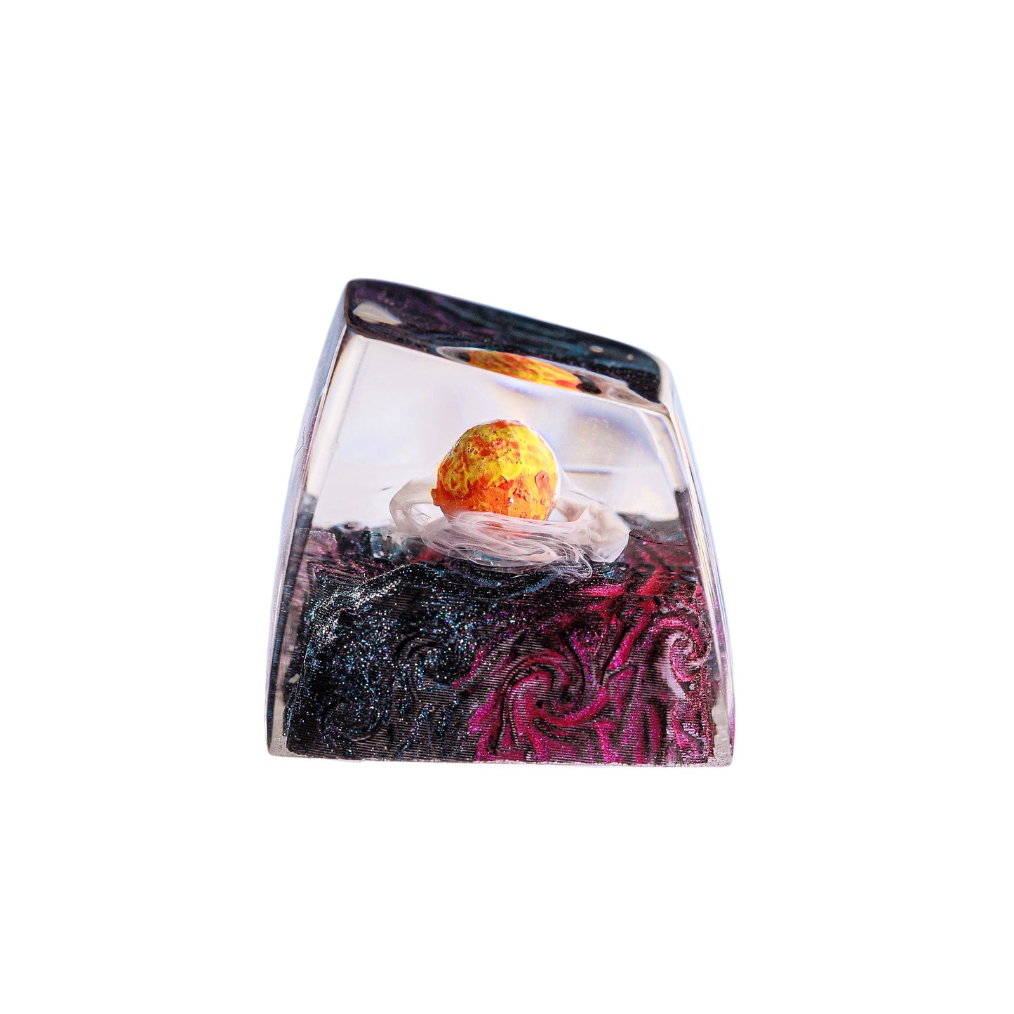 Keycap Galaxy Fire Planet | Artisan Mechanical Keycap