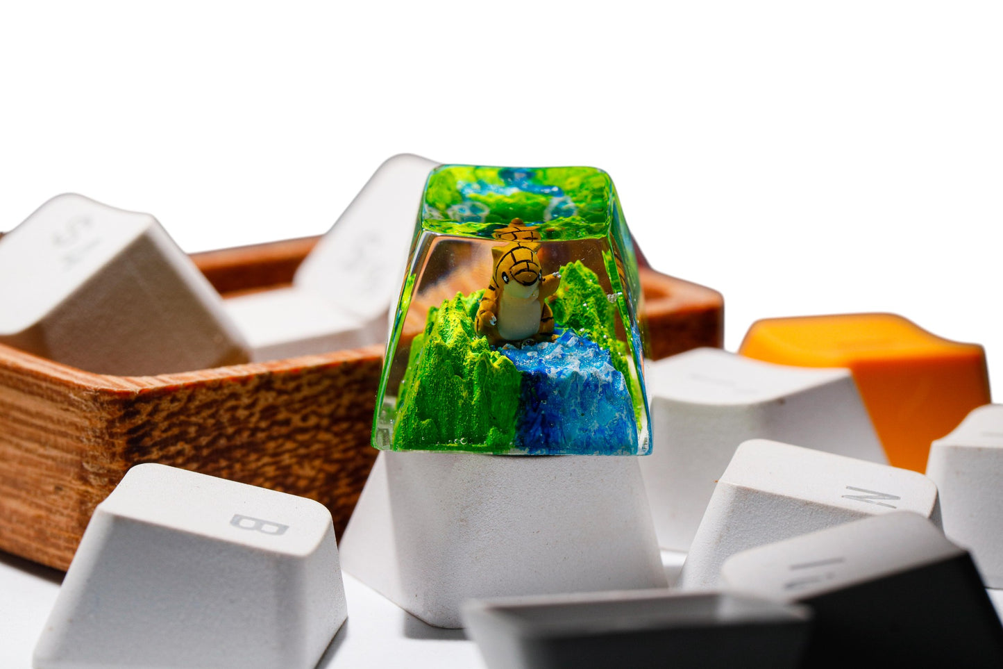 Keycap Sandshrew Grass Waterfall | Artisan Mechanical Keycap