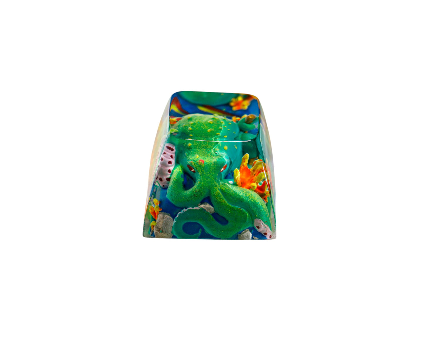 Keycap Octopus Green | Artisan Mechanical Keycap