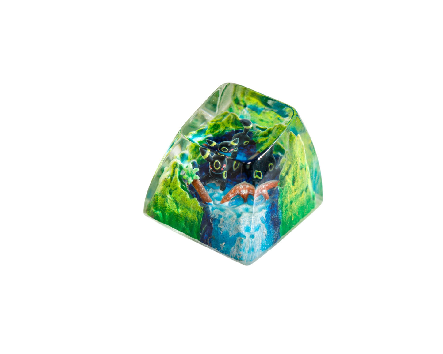 Keycap Umbreon Grass Waterfall | Artisan Mechanical Keycap