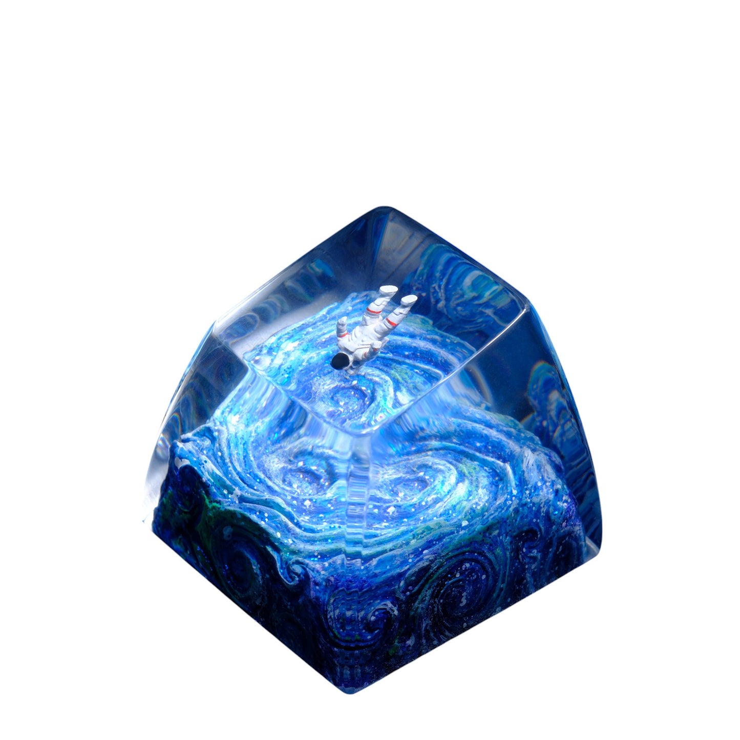 Keycap Astronaut Blue Galaxy | Artisan Mechanical Keycap