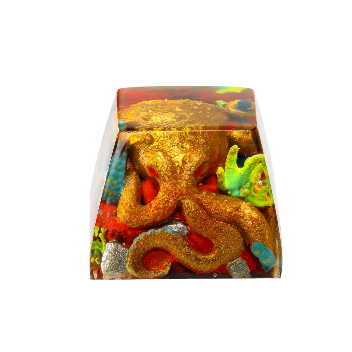 Keycap Octopus Gold | Artisan Mechanical Keycap