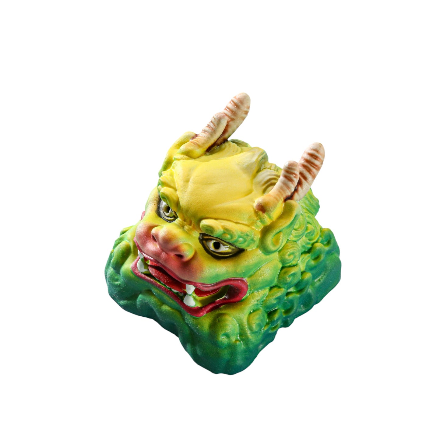 Keycap Unicorn Blue Yellow Horizontal Brow | Artisan Keycap