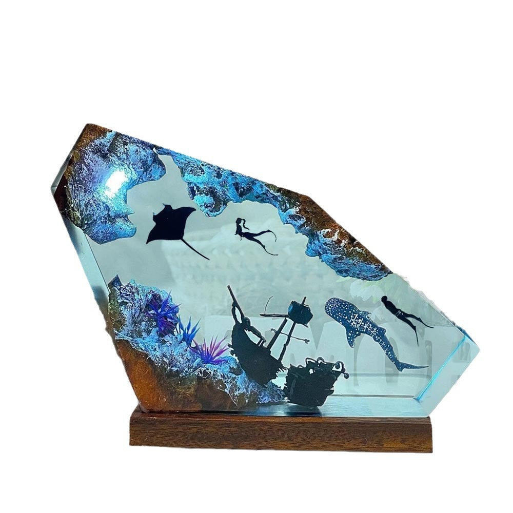 Deep Ocean Scenery Epoxy Lamp – LY011-1