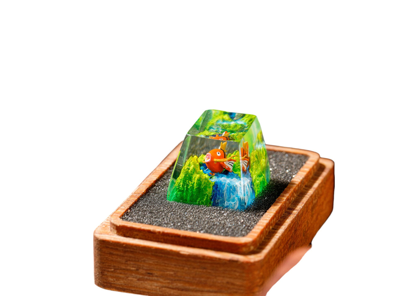 Keycap Magikarp Grass Waterfall | Artisan Mechanical Keycap