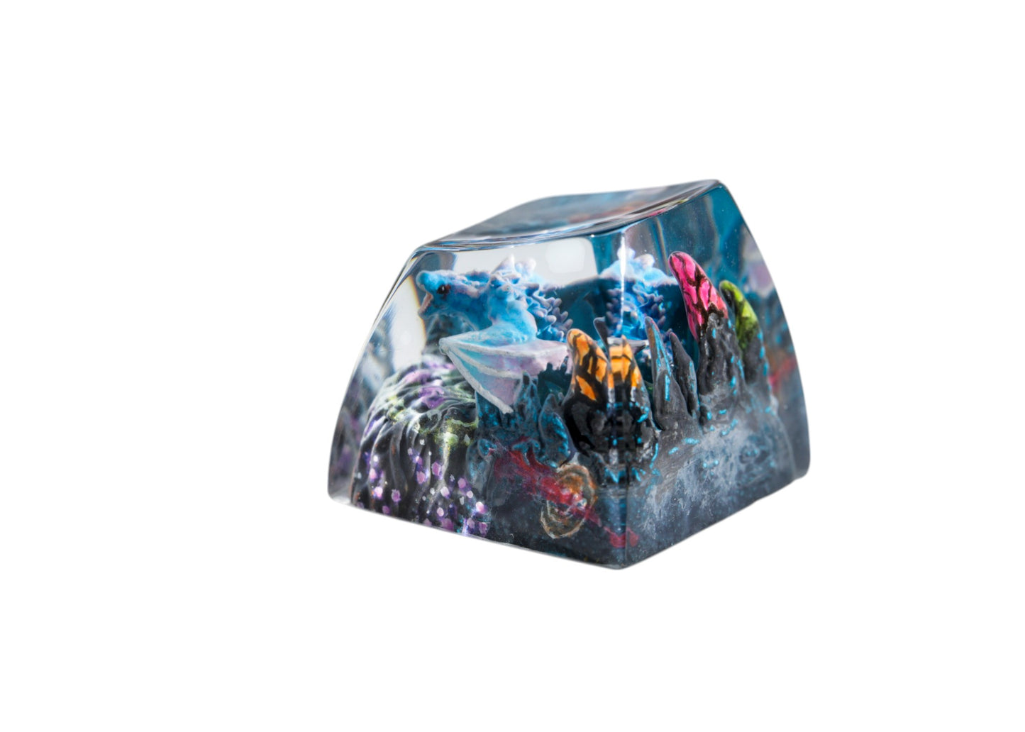 Keycap Blue Dragon Galaxy Base | Artisan Mechanical Keycap