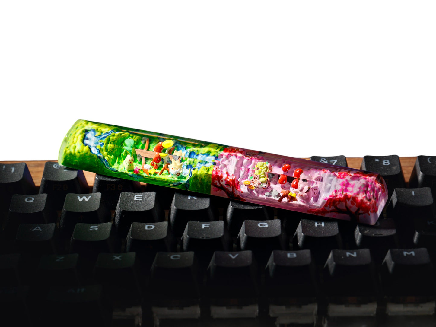Keycap 6.25U Chikorita Togepi Shaymin Clefairy | Spacebar
