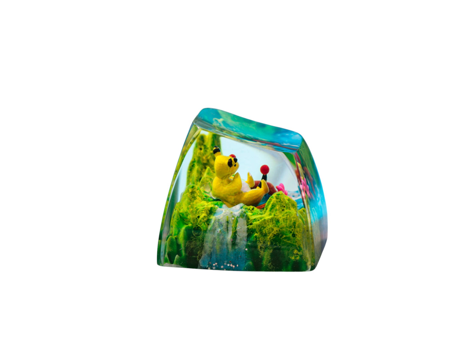 Keycap Ampharos Grass Waterfall | Artisan Mechanical Keycap