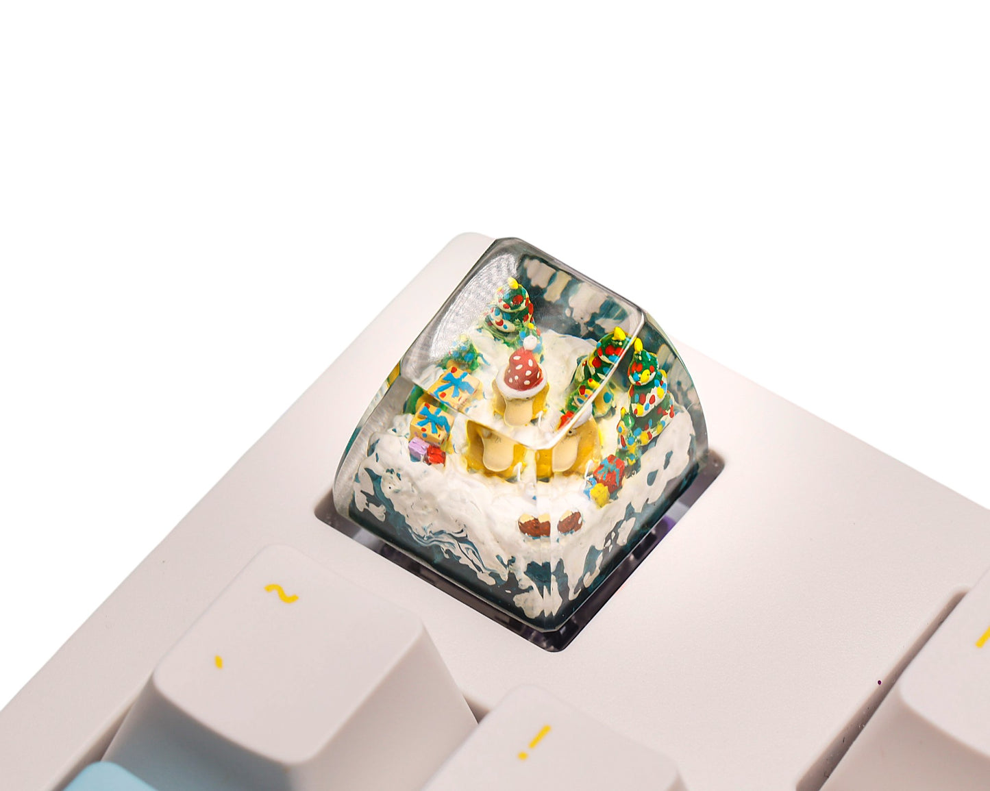Keycap Noel Psyduck | Artisan Mechanical Keycap