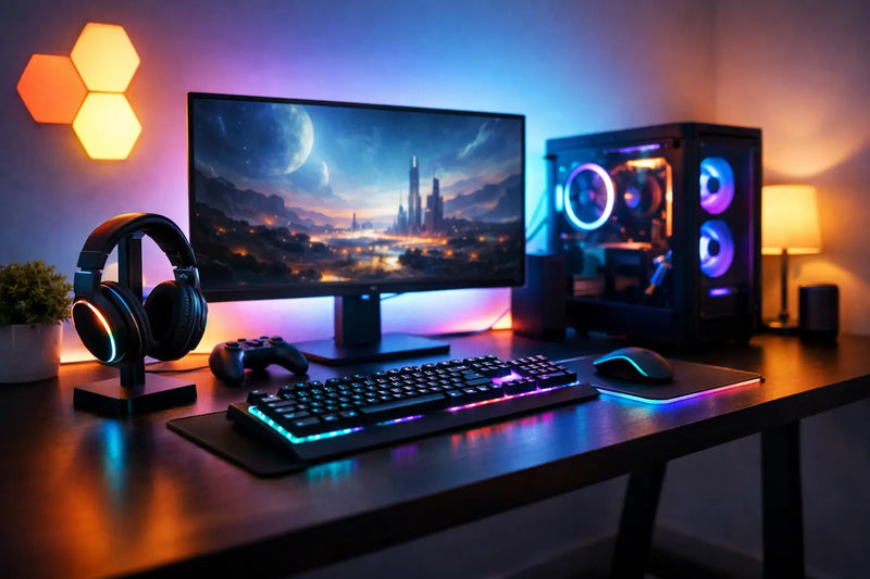 How to Decorate Gaming Desk Lighting
