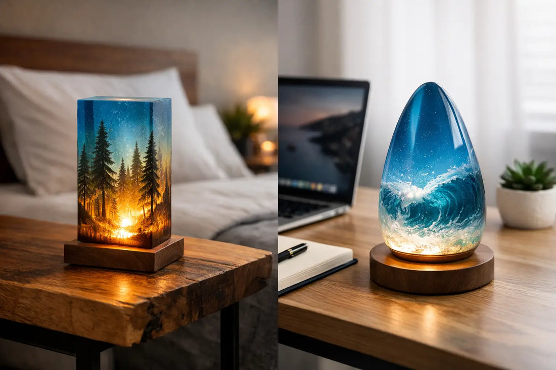 Resin Lamp Review Guide for Bedrooms and Desks