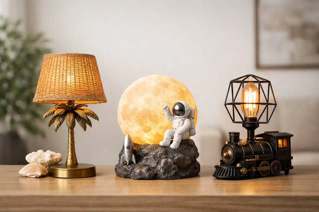 Affordable Themed Table Lamps That Stand Out