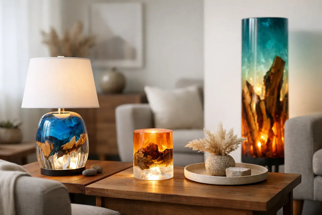 How to Style Resin Lamps at Home