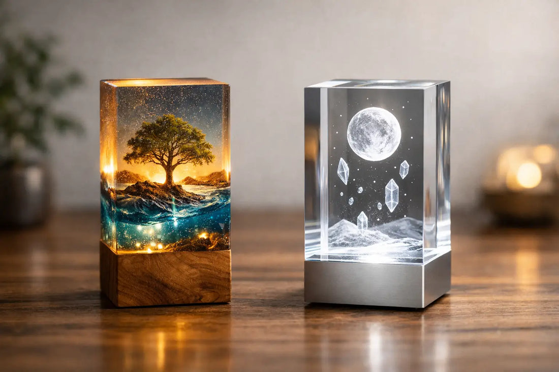 Resin Lamp vs Acrylic Lamp: Which Feels More Special?