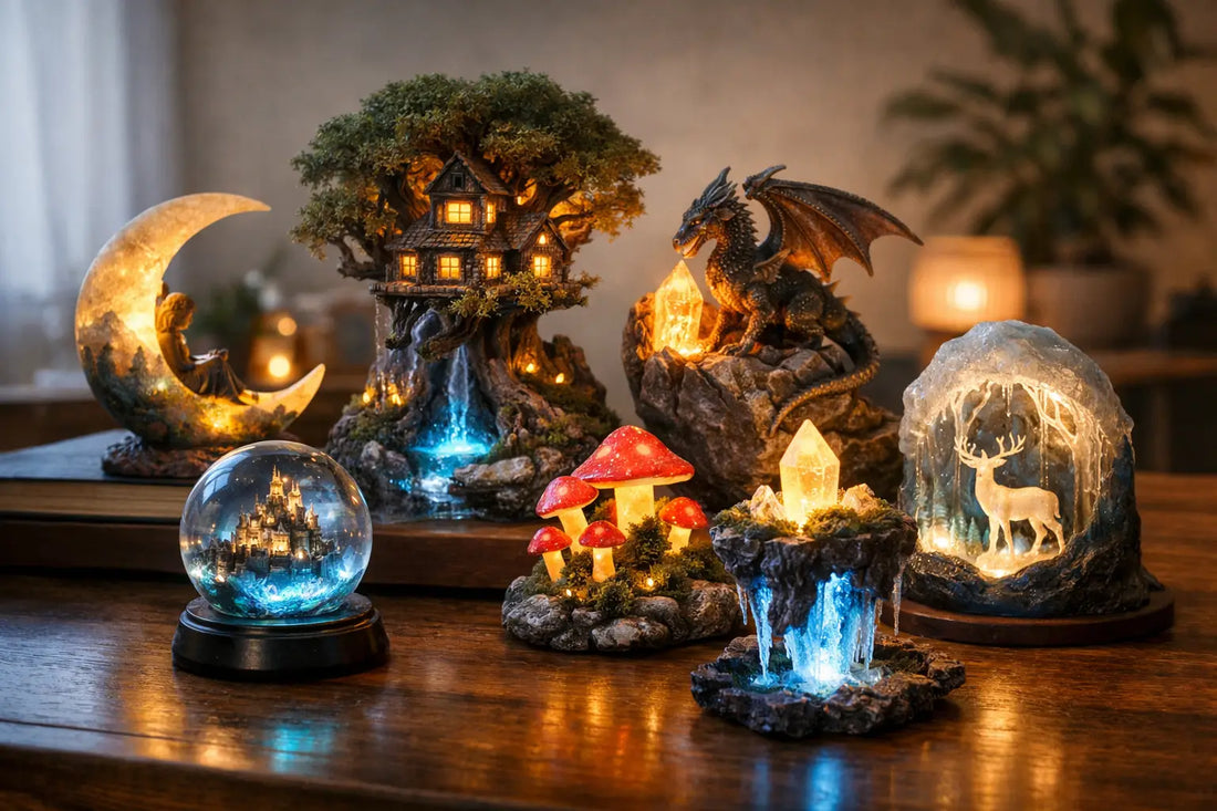 10 Best Fantasy Resin Lamps for Magical Rooms