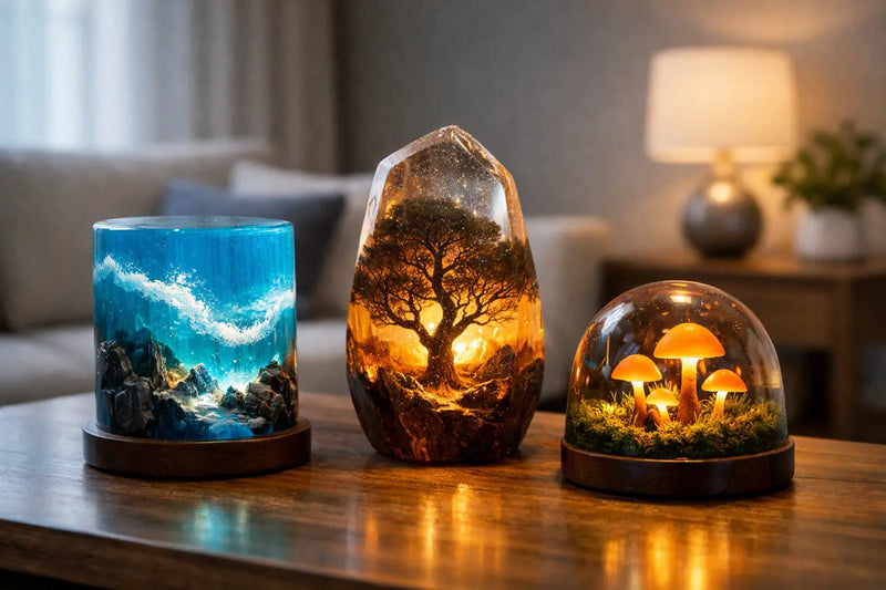 Decorative Resin Lamps That Transform a Room