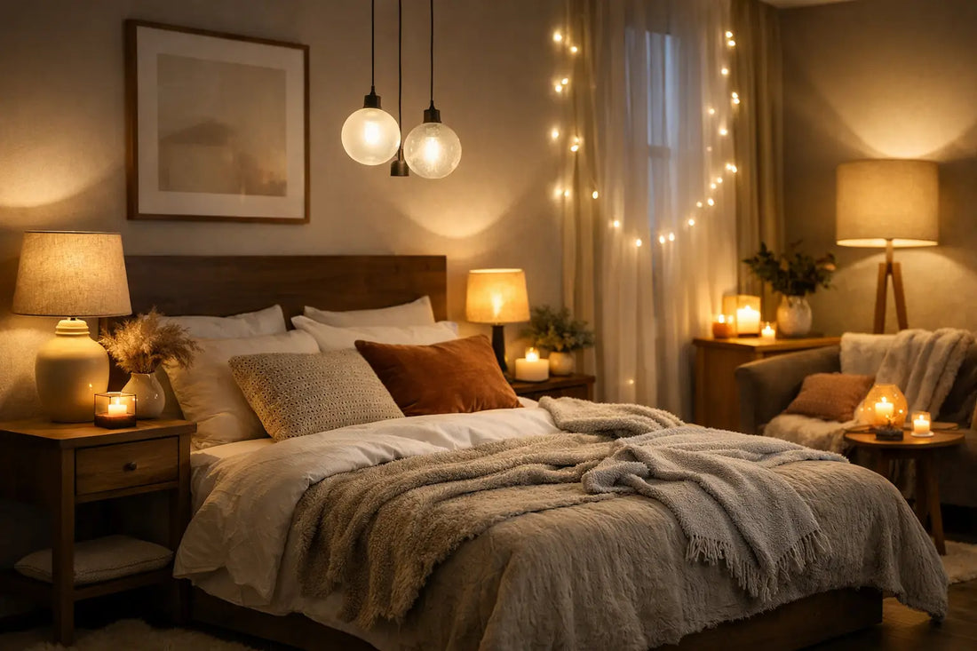 How to Light a Cosy Bedroom in 7 Layers