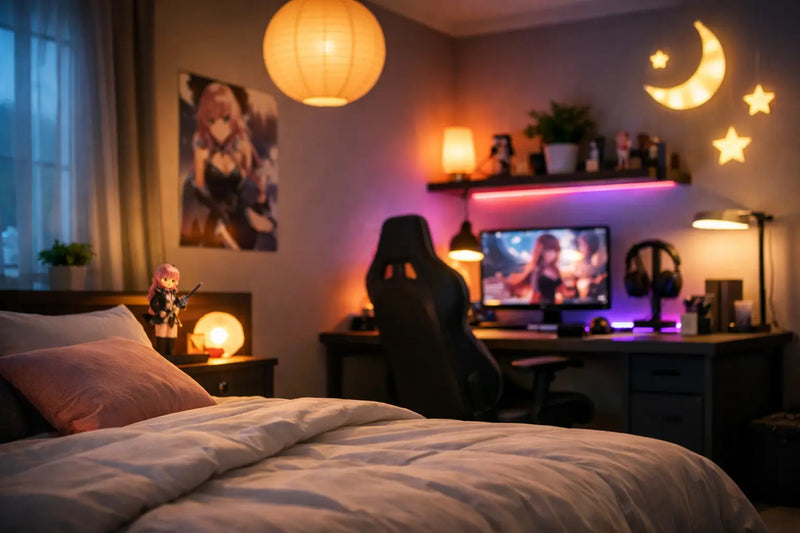 Anime Style Room Lighting Ideas for Bedrooms