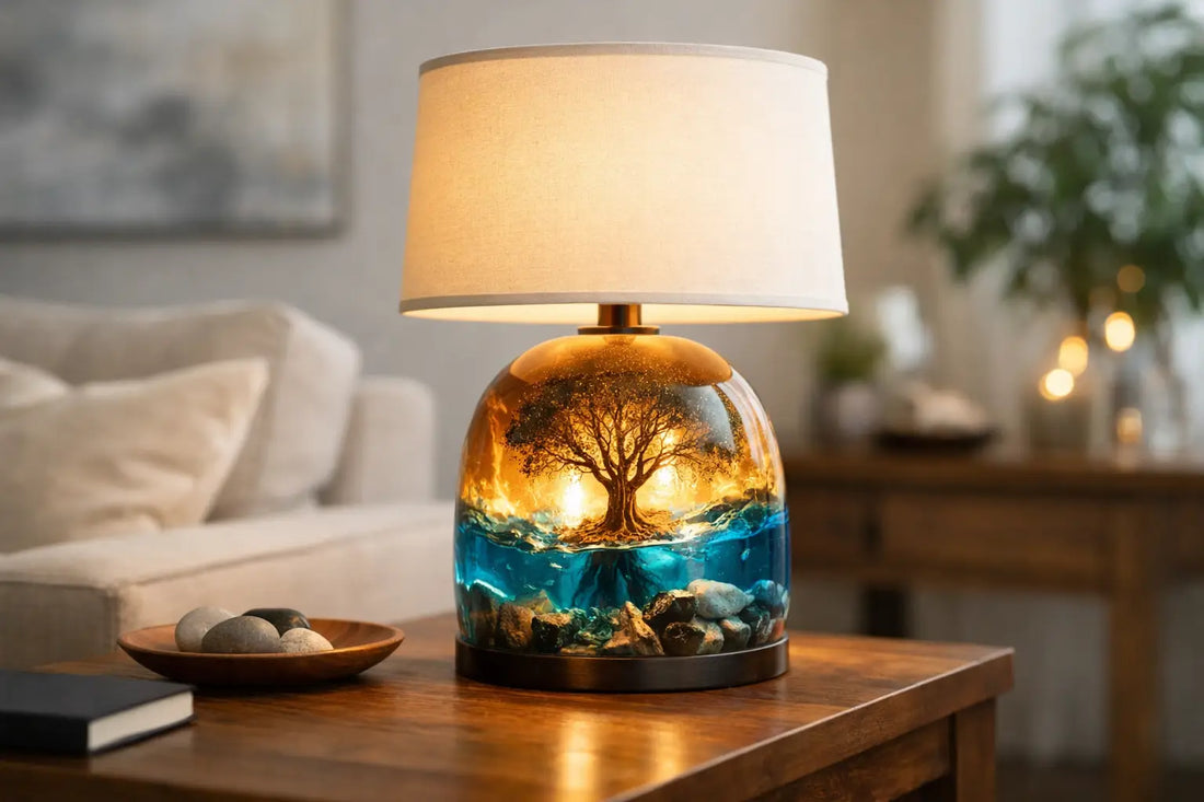 How to Choose a Resin Lamp for Living Room