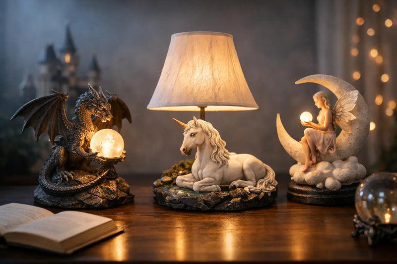 Mythical Creature Table Lamps for Magical Rooms