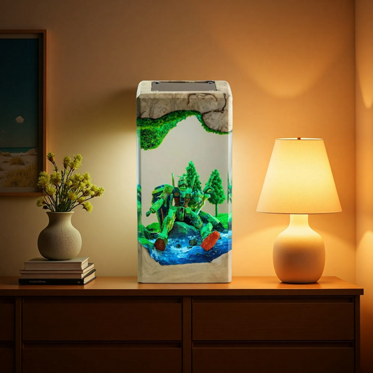 Gundam Anime Resin Lamp – Underwater Scene Edition – Anime Night Light