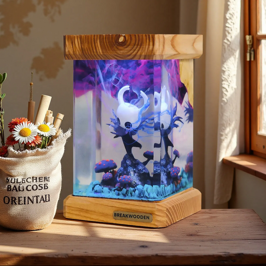 Hollow Knight Resin Lamp – Classic Hero’s Journey Edition – Gaming Night Light