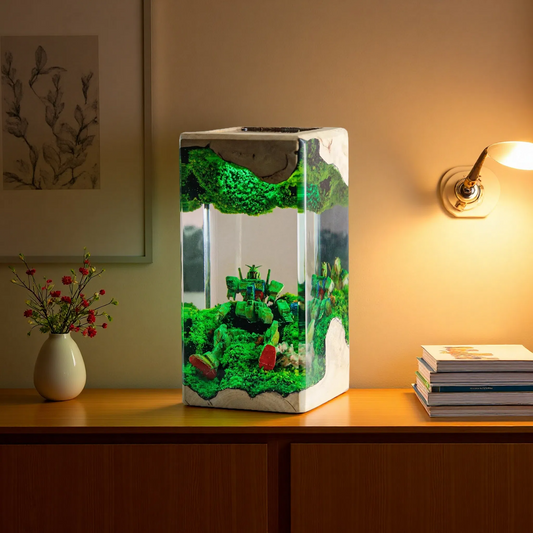 Gundam Anime Resin Lamp – Grassland Scene Edition – Anime Night Light