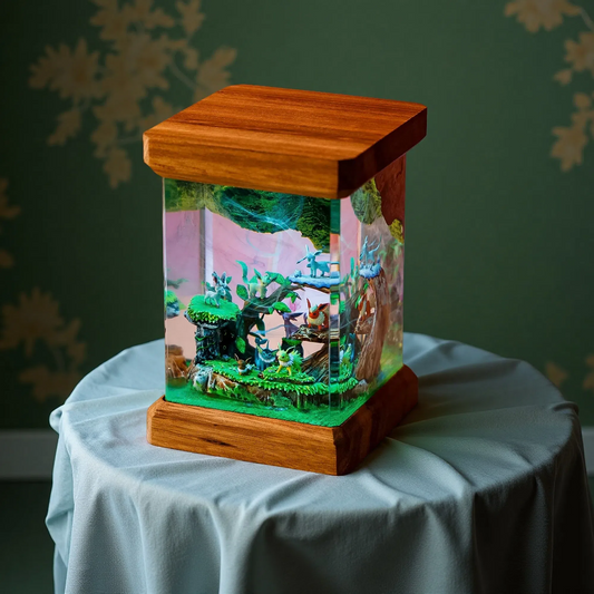 Eevee Pokémon Resin Lamp – Diorama Evolution Edition (DV2) – Gaming Night Light