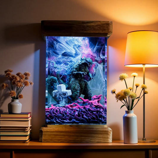 Goku vs Fize Diorama Resin Lamp – Dragon Ball Z Edition – Anime Night Light