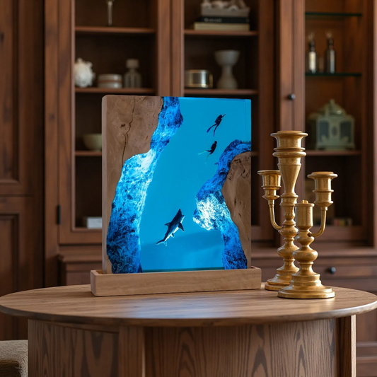 Shark Resin Lamp – Shadow Relic Edition – Night Light