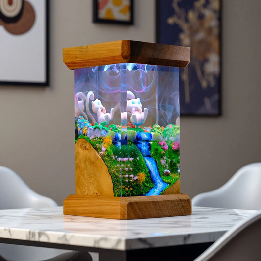 Mew Forest Resin Lamp – Pokémon Night Light