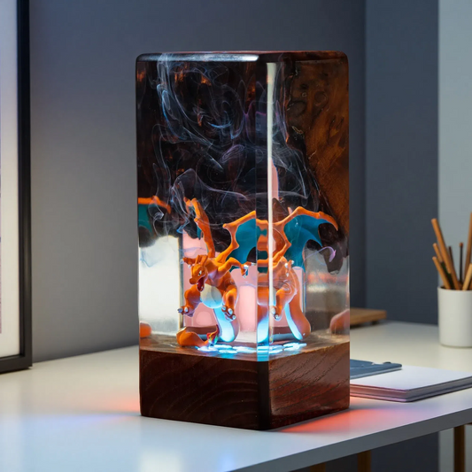 Charizard Pokémon Resin Lamp – Classic Edition – Gaming Night Light