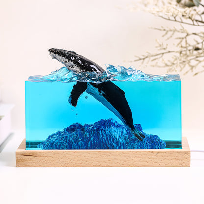 Ocean Dolphin Epoxy Lamp – LY472