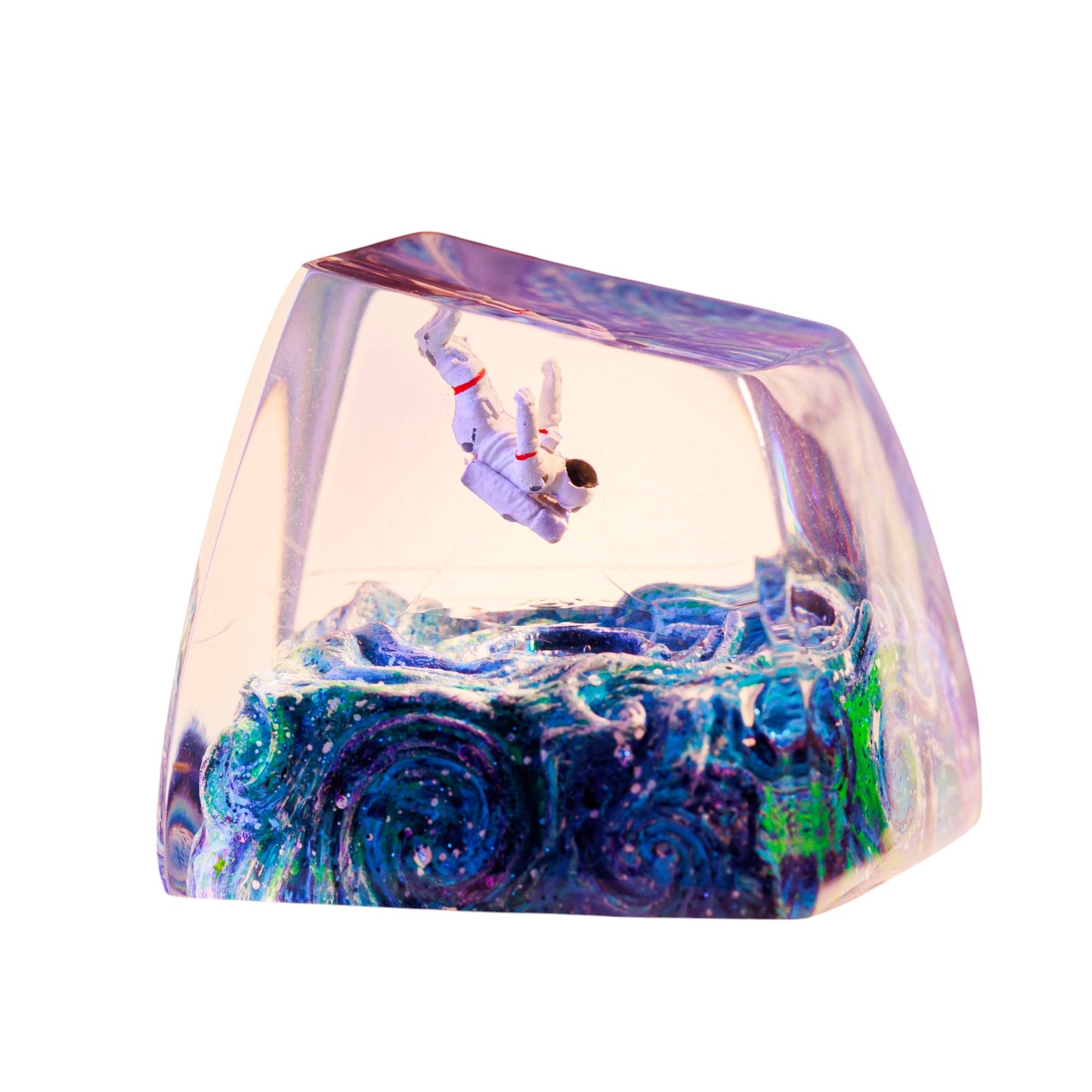 Keycap Astronaut Blue Galaxy | Artisan Mechanical Keycap