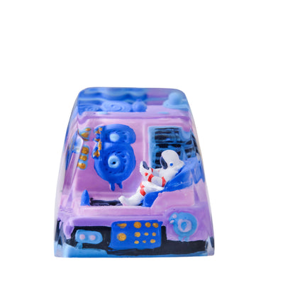 Keycap Astronaut Space Blue | Artisan Mechanical Keycap