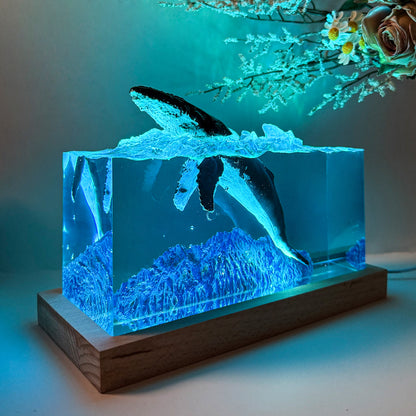 Ocean Dolphin Epoxy Lamp – LY472