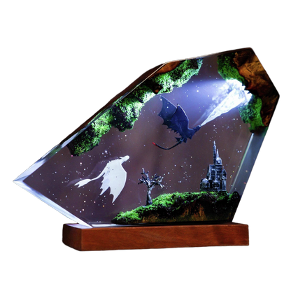 Green Crystal Epoxy Lamp – LY458