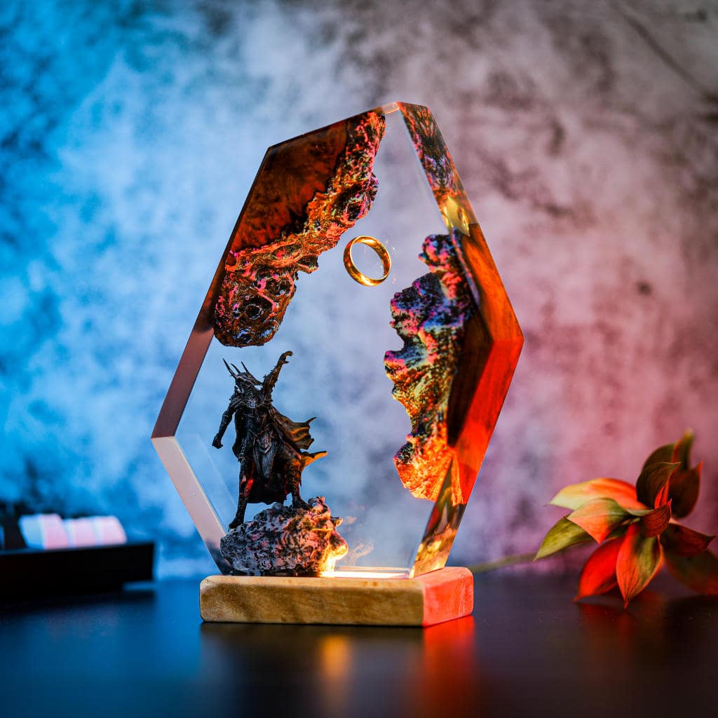 Feng Shui Fire Dragon Epoxy Lamp – LY299