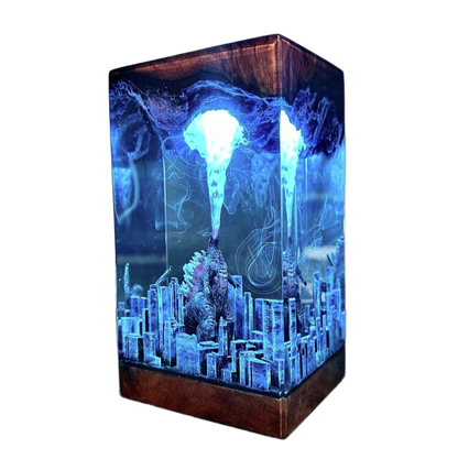 Blue Ocean City Epoxy Lamp – LY220
