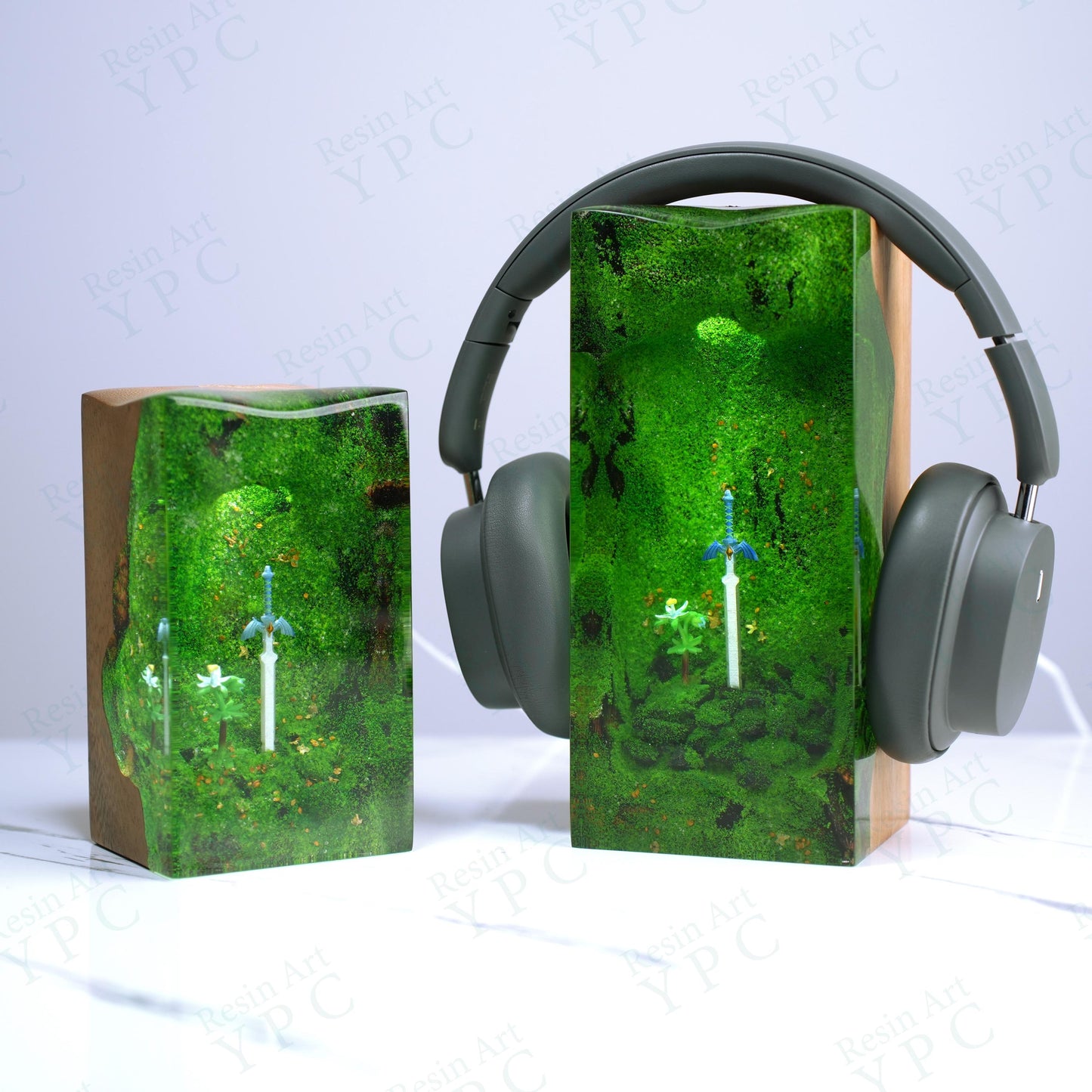 Emerald Forest Epoxy Lamp – LY418