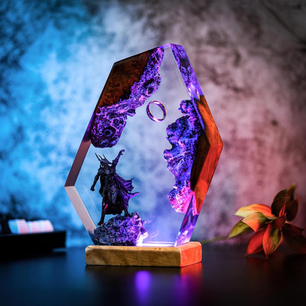 Feng Shui Fire Dragon Epoxy Lamp – LY299