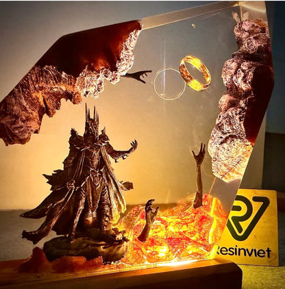 Spirit Beast Landscape Epoxy Lamp – LY317