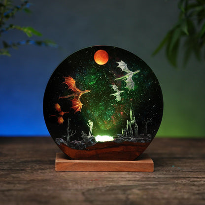 Green Celestial Epoxy Lamp – LY428