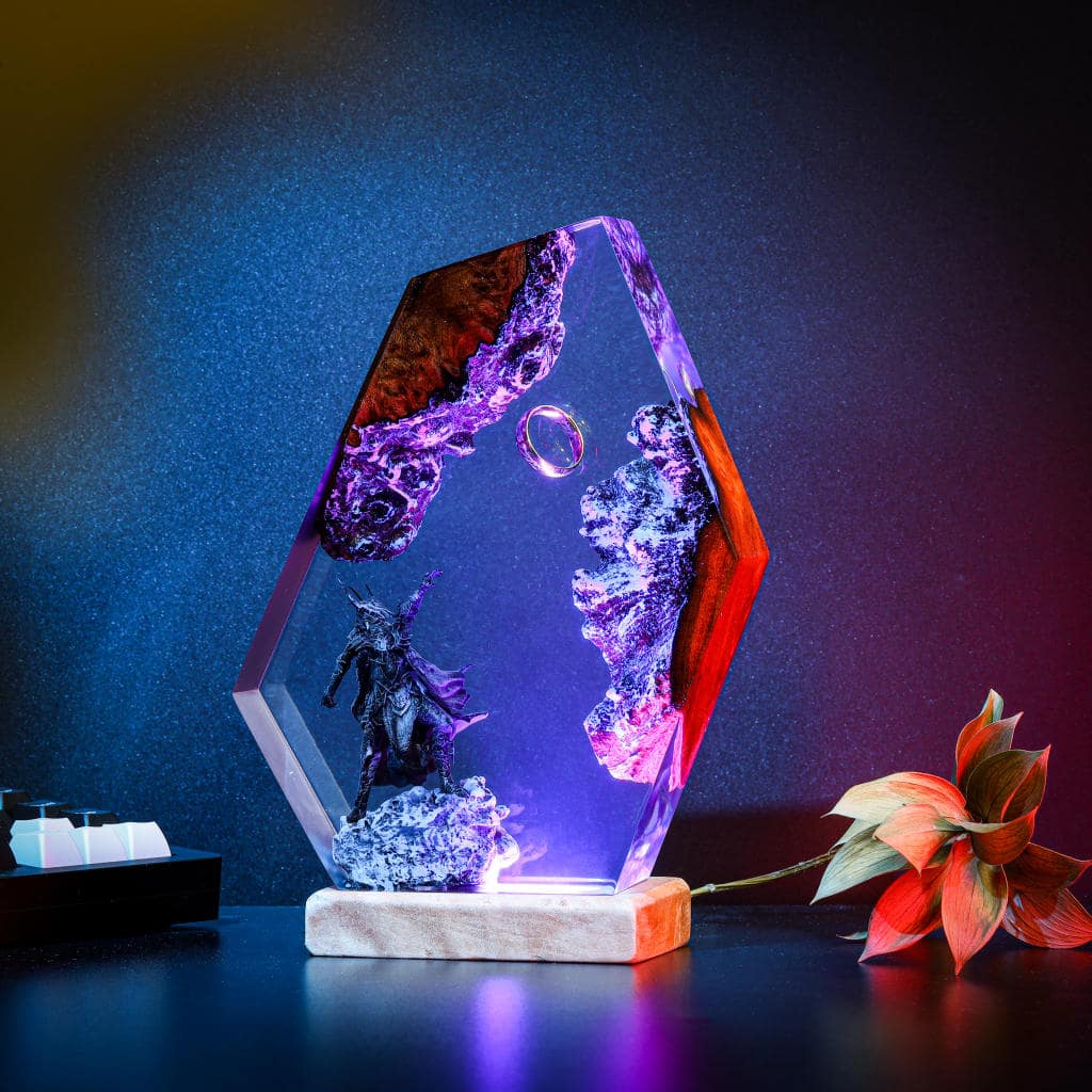 Feng Shui Fire Dragon Epoxy Lamp – LY299