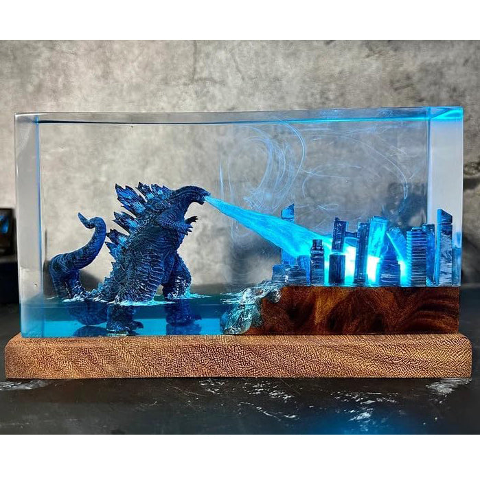 Deep Blue Sea Dragon Aquarium Epoxy Lamp - LY151