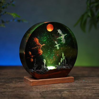 Green Celestial Epoxy Lamp – LY428