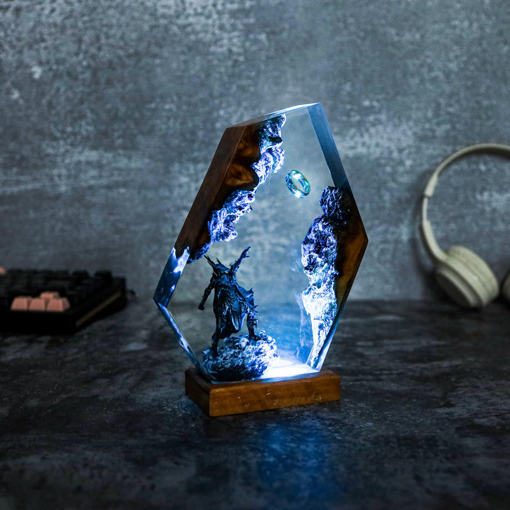 Feng Shui Fire Dragon Epoxy Lamp – LY299