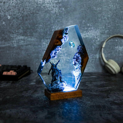 Feng Shui Fire Dragon Epoxy Lamp – LY299