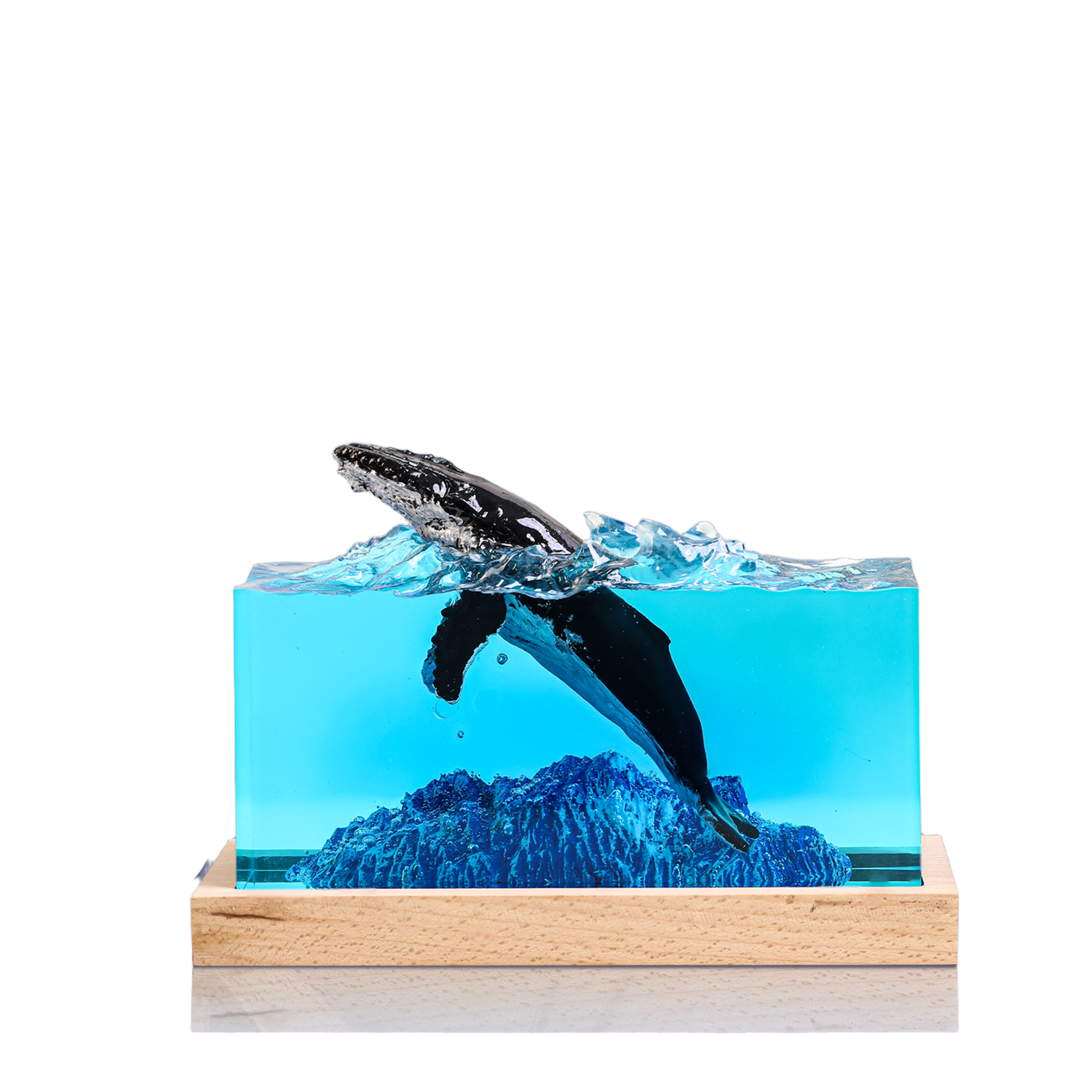 Ocean Dolphin Epoxy Lamp – LY472